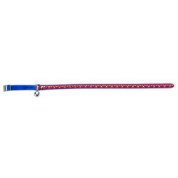 Collar PVC Azul/rojo - Longitud: 35 cm